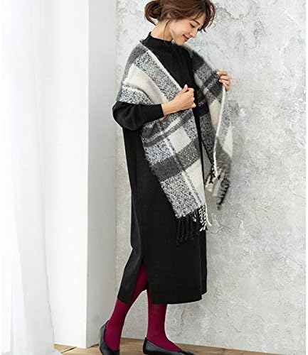 Amazon Co Jp ビス Vis Web限定 ロングニットワンピース 01ブラック F 服 ファッション小物