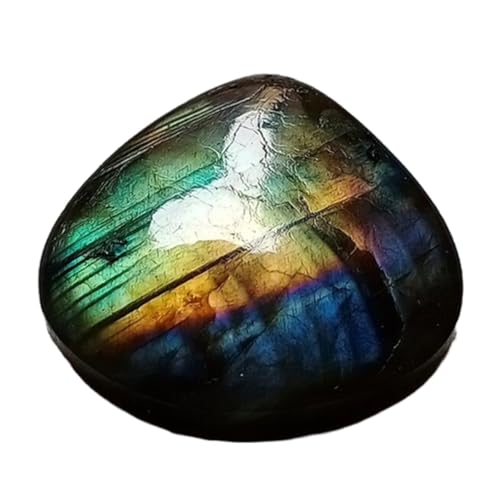 Pierre gemme labradorite 27mm pour créer votre bague ou collier DIY