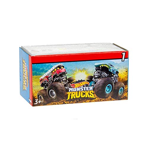 Hot Wheels Monster Truck Modelo Surtido Sorpresa, Coches de Juguete y Choque Sorpresa (Mattel GPB72)