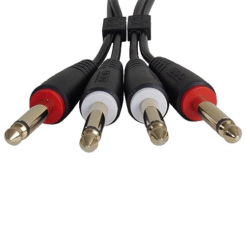 UDG Audio Cable Set 1/4'' Jack - 1/4'' Jack Black Straight 3m - Image 4