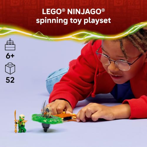 LEGO NINJAGO Lloyd vs. Earth Monster Spinner 71850 | Building Set for Boys & Girls, Ages 6+, Ninja Spinning Toy, 2 Minifigures, 52 Pieces, Gift for Birthdays - image 2