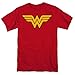 Trevco Men's Wonder Woman Short Sleeve T-Shirt, Wonder Red, Medium