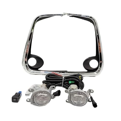 Phares antibrouillard Toyota Corolla 2019-2022 complets avec garniture chromée et LED jaune