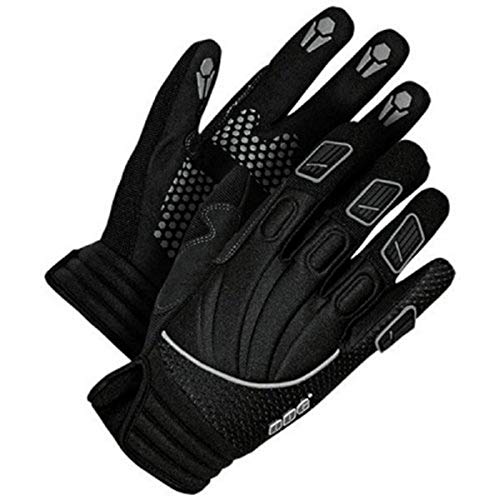 Bob Dale 20-1-104-XS Performance Glove with Synthetic Leather Palm, X-Small, Black