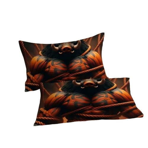 Housse de couette sanglier super king microfibre douce - 7