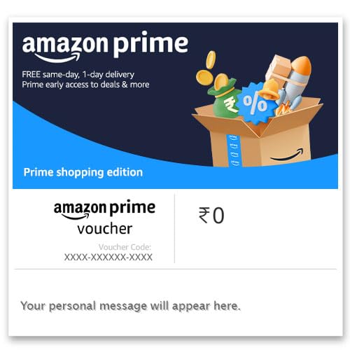 Amazon Prime Voucher - Annual Shopping Edition (12 Months)