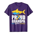 Proud Grandpa Down Syndrome Awareness Shirts, Shark Grandad T-Shirt