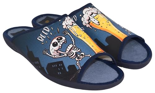 Zapatillas de Casa Hombre Divertidas Abiertas | Pantuflas Verano Transpirables