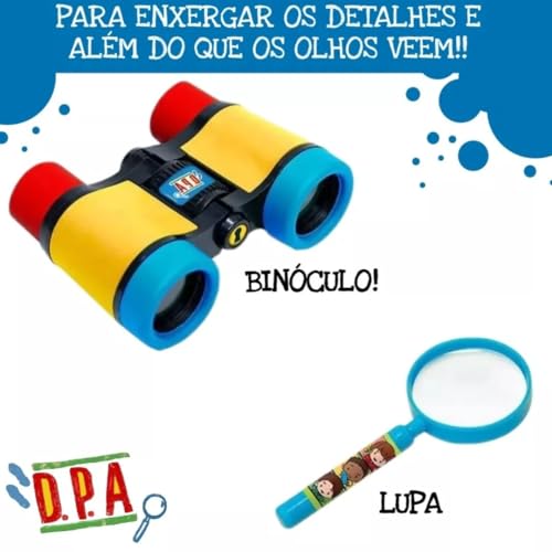 Rosita Kit Detetive DPA, Vermelho/Amarelo/Verde, 23CM