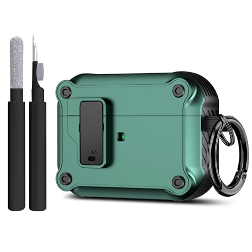 Image of Compatible with Airpods Pro 3 Case(2025),for Airpods Pro 3rd Generation Cases Cover with Keychain Cleaner Kit Soft Silicone Shockproof Cover for Women Men