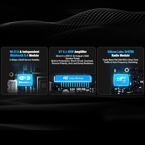 Eonon 7 Zoll für BMW 5 E39 (1995-2002) Android 13 2+32GB GPS CarPlay Android Auto WiFi USB EQ Bluetooth Bildschirmspiegelung SWC Autoradio-Unterstützung Rückfahrkamera Autoradio E39A13