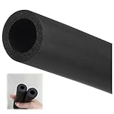 Rubber Tubular Pipe Insulation Air Conditioner Heat Insulation Pipe Tubing Black Foam Tube 1/2" 5/8" 3/4" 1" 1-2/3" 2" 3" 3-1/2" 4-1/3" Inner Diameter, For Domestic Heating And Plumbing ( Size : ID 3" -  LLZWD