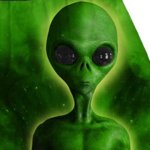 Collections Etc Brief Insanity UFO Alien Elastic Waistband Lounge Pants3