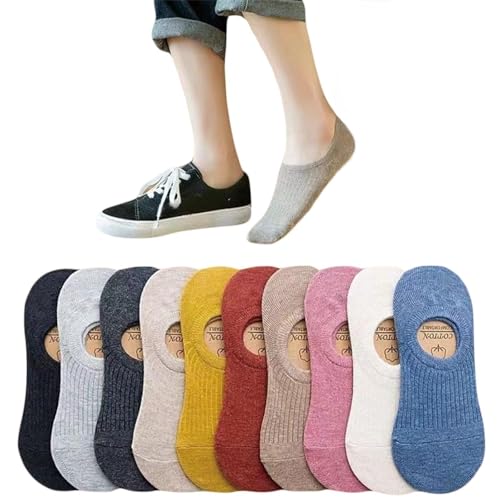 2 Pairs No Show Socks for Women Hidden Low Cut Invisible for Flats Sneakers Loafers Comfort Anti Slip Ice Silk Sock