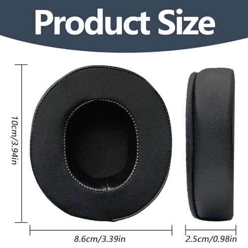 Repuestos de almohadillas de gel refrigerante para auriculares Audio-Technica ATH-M50X y modelos compatibles miniatura 3