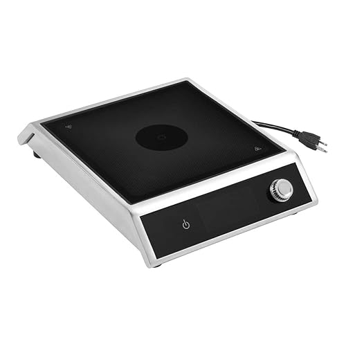 Vollrath MPI4-1800 Encimera de potencia media 4-Series Rango de inducción con control de perilla, acero inoxidable, 120v