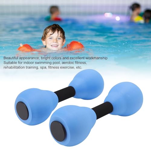 Pesas de agua para piscina 2 piezas foam azul miniatura 4