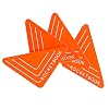 Rocketbook Beacons Smart Stickers for whiteboards, Triangles, Orange, 2.5h, 4/Pack