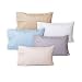 Travel Toddler Pillowcase 100% Cotton Gray Sateen Weave 500 TC Cases for Pillows, Baby, Travel, Cars, Airplanes Kids/Baby Pillow Case Fits 12"x16" 13"x18" 14"x19" Pillow Pillowcases (Grey Stripe)