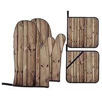 Graziosi guanti da forno e presine con stampa di koala, resistenti guanti da barbecue, per cucina, cottura e grigliate