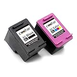 CSSTAR Rigenerate Cartucce d'inchiostro Compatibili per HP 62 XL 62XL per ENVY 5540 5544 5640 5542...