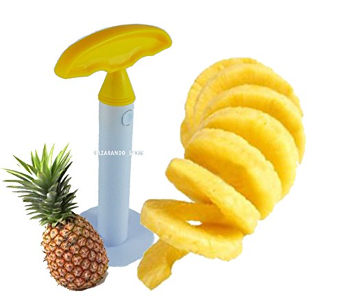 Innova PULISCI/SBUCCIA Ananas in PLASTICA Taglia AFFETTA FETTE Precise TOGLI Buccia