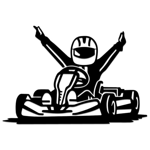 Go Kart Racing Champion Metal Wall Art WallArt Decor Metal