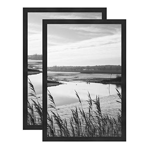 Mcs Museum Poster Frame, Onyx, 24 X 36 In, 2 Pk #TOP1