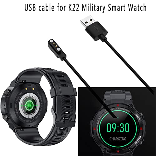 Military Smart Watch Charger K22 And K27 K28 Smartwatch Charging Cable For K22 Usb Cable #TOP3