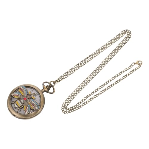 CALLARON Relógio De Bolso Antigo Bronze Mecânico Steampunk Fob Relógio Jóias Mão Vento Relógio De Bo