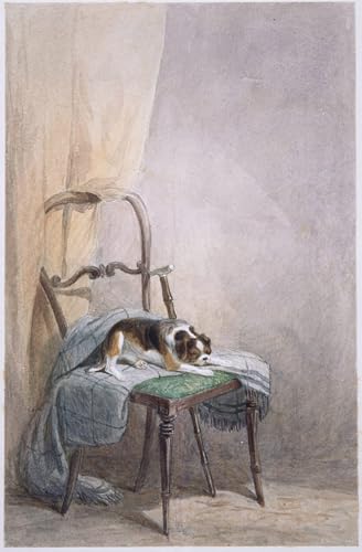 Peinture Décorative sur Toile William Henry Hunt Chien 60x90cm