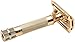 Merkur Classic 2-Piece Double Edge Safety Razor Gold Plated, 1 Count