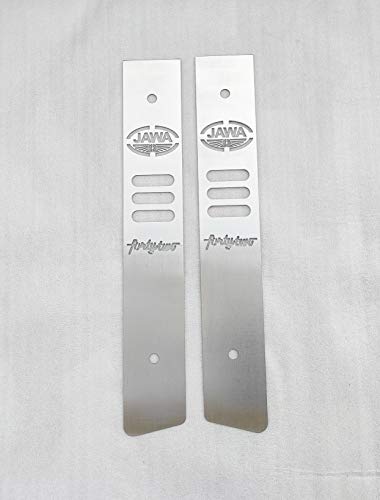 Image of Motorcycle Radiator Guard Protector Grill for (JAWA PERAK Silver)