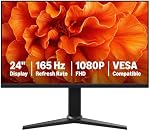 Amazon Basics 24 Inch (23.8 inch viewable) Gaming Monitor, FHD 1080P, 165Hz, VESA Compatible, Adaptive sync, 1ms Response