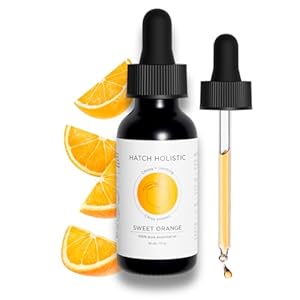 Sweet Orange Essential Oil – 1oz 100% Pure Citrus Oil for Diffuser and Aromatherapy with Energizing Scent, Natural Stress Relief, Mood Booster, Refreshing for Home and Skin Care