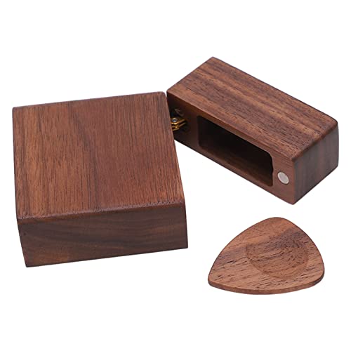Porte-médiator de Guitare Bois Portable Briquet Forme Guitare Médiators Boîte avec Sac de Rangement Bon Cadeau - Les Beatles, Paul McCartney, John Lennon, RIngo Starr, George Harrison Porte-médiator de Guitare Bois Portable Briquet Forme Guitare Médiators Boîte avec Sac de Rangement Bon Cadeau – Image 6