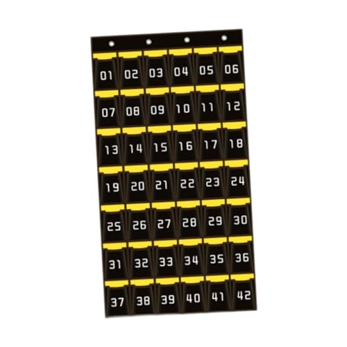 Classroom Pocket Chart Hanging Organizer with Numbered Pocke
