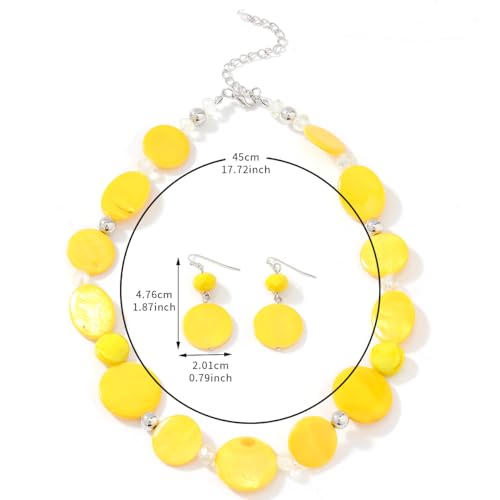 Collier à grosses perles colorées chic : bijou tendance de créateur - 3