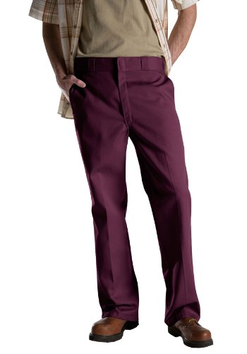 Dickies Original 874 Work Pants, Maroon, 33W x 32L
