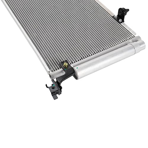 Image of TRQ A /C Condenser and Receiver Drier Assembly Compatible with 2010-14 Subaru Legacy 2010-14 Outback