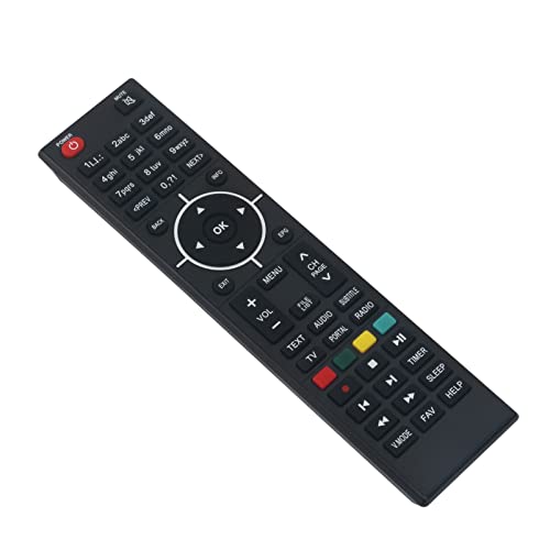 VINABTY Reemplazar el Control Remoto Apto para Zgemma Star Receiver H7 H.7C H.2H H2H H3.2TC H32TC H4 H5 H5.2S H52S H5.2TC H95 H9S H.S HS H52TC H.2S H2S H7C H.7S H7S H9.2S