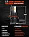 Pulilang Bombillas de Faros LED 9005 HB3 Led Luz de Coche 60W...