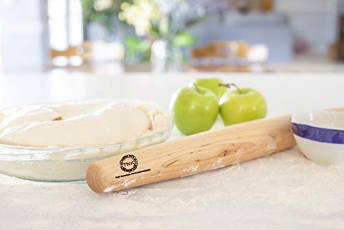 Sugar Maple French Style Rolling Pin: Tapered Solid Wood Design. Hand Crafted In The Usa. By Top Notch Kitchenware! #TOP3