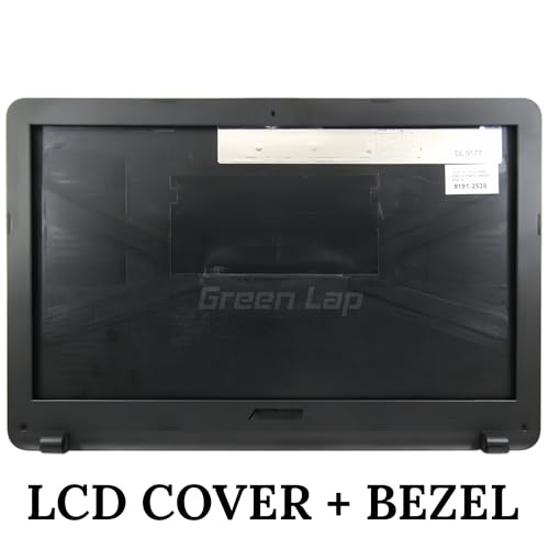 Image of Green Lap - Fresh Energy 15.6 inch LCD Back Cover - Compatible with ASUS X541, R541, K541U, R541U, F541, - Black Color - AB Cover with Hinges (Check Hinge Type Before Order)