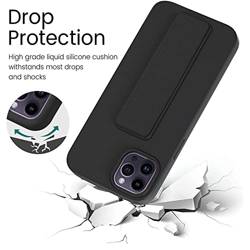 Coque iPhone 14 Pro Max support noir LT LAUDTEC antichoc étui protecteur rigide