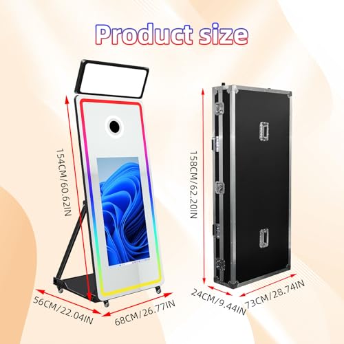 Ficha técnica VANYA Cabina de fotos con pantalla táctil de 32 pulgadas Máquina de cabina de fotos con espejo de 65 pulgadas Blanco, cabina de fotos de 32 pulgadas - Fernando Cortés Ficha técnica VANYA Cabina de fotos con pantalla táctil de 32 pulgadas Máquina de cabina de fotos con espejo de 65 pulgadas Blanco, cabina de fotos de 32 pulgadas - Fernando Cortés