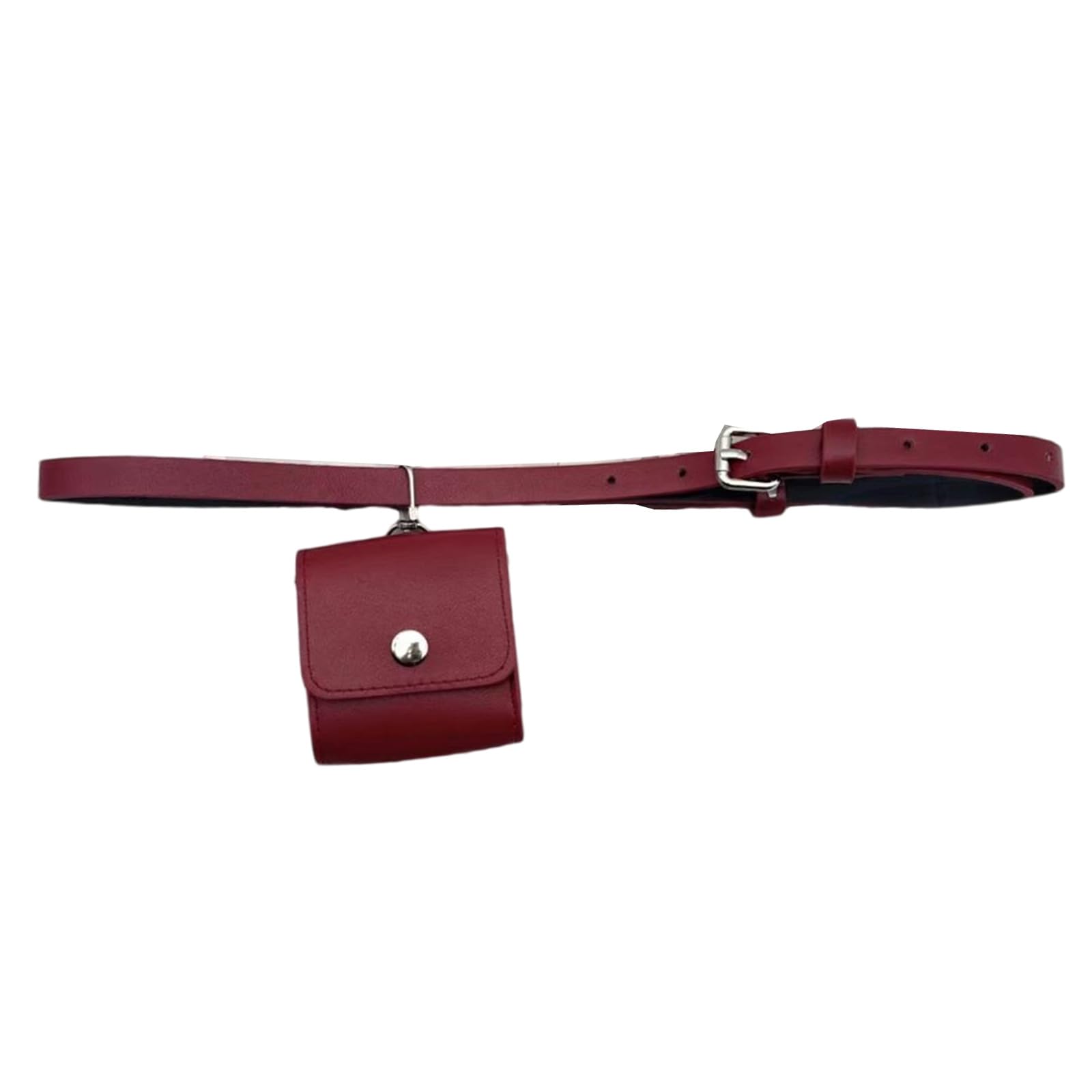 Jazuaiao Stylish PU Leather Waist Sash Waist Belt with Bag for Women Stylish Waistband with Secure Pocket & Metal Clasp Multifunctional Girdle