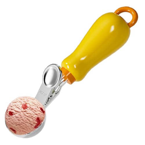 Patifirst Cuchara Para Hornear,Porcionador De Alimentos De Acero Inoxidable | Dispensador de Helado Colgable Utensilio de Cocina para Panadería, Restaurantes, Reuniones Familiares y Buffet Comercial