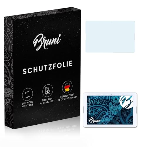Bruni Schutzfolie kompatibel mit Acer Iconia One 10 B3-A20 Folie, glasklare Bildschirmschutzfolie (2X)