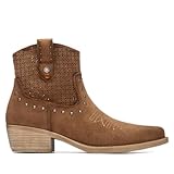 REFRESH   Bottines Femme Camel   Chaussures confortables et polyvalentes   Mode décontractée   Modèle 17504202 (Taille39)